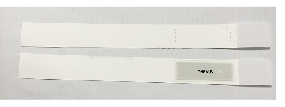 RFID PP Wristband packed by pcs