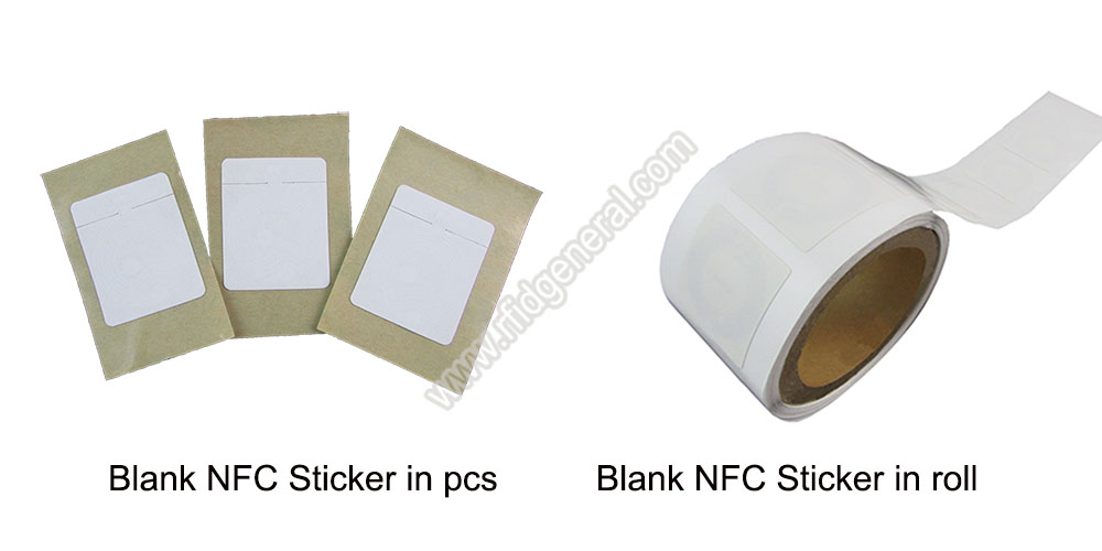 2 Blank NFC Sticker in pcs or in roll