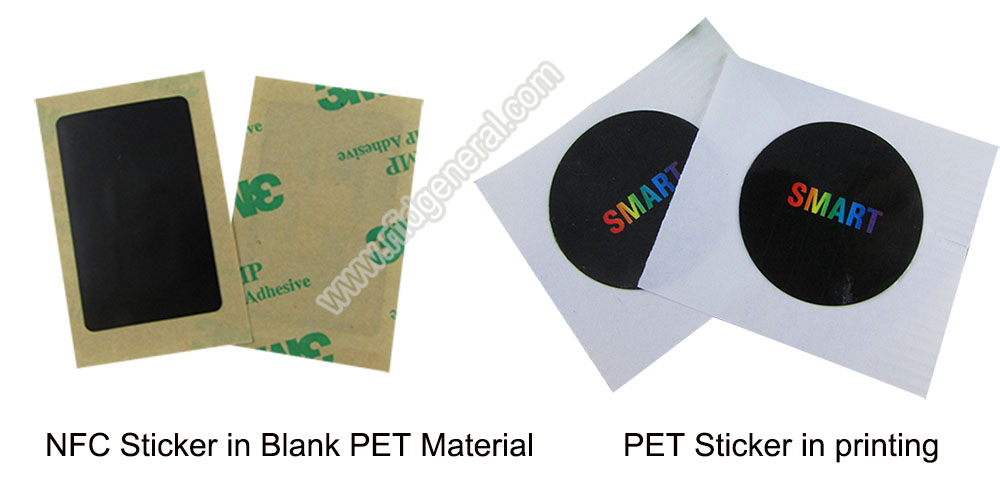 3 NFC PET Sticker in blank and pritning