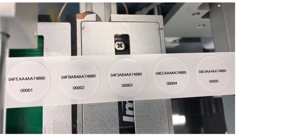 RFID Sticker with Serial UID Printing