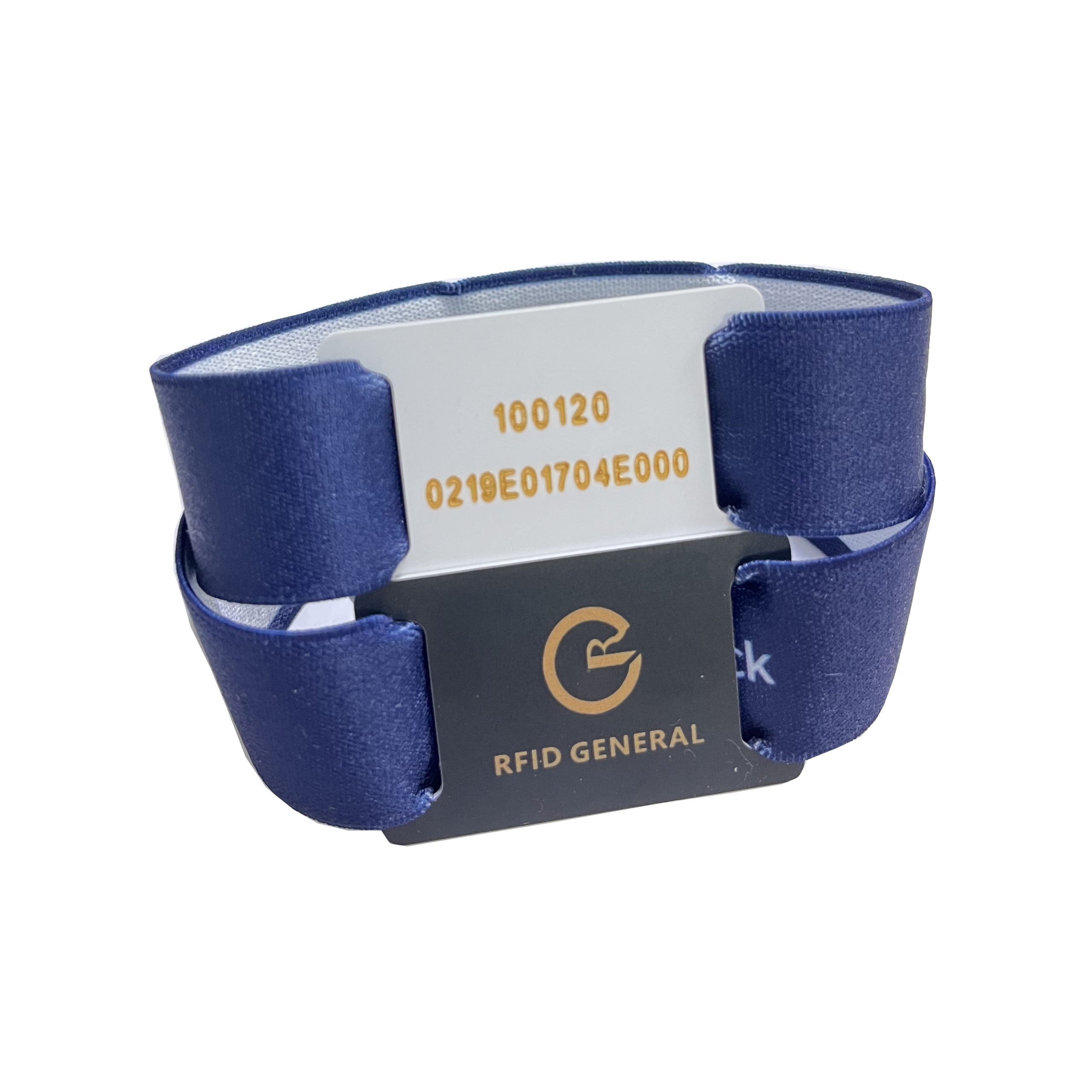 RG elasitc wristband bracelet with hard PVC card scaled