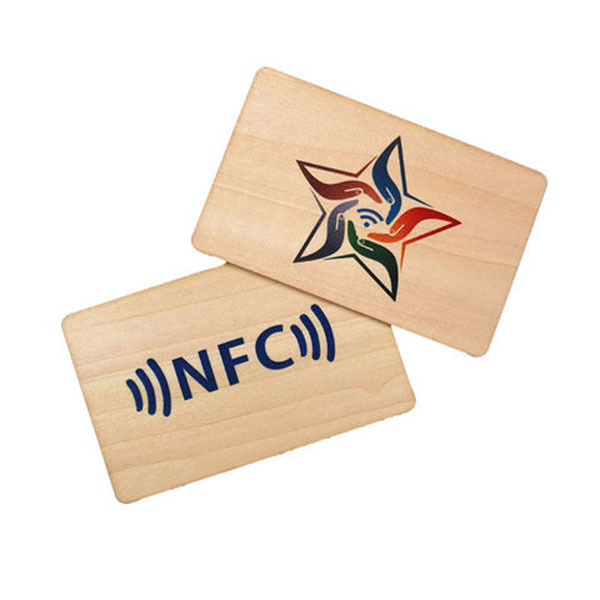 Wooden Card Hotel Key Card with RFID Chip NFC Card