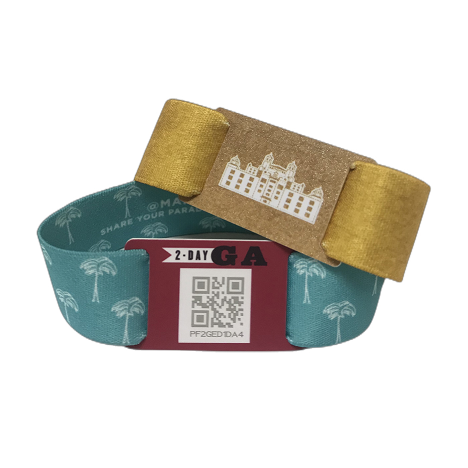 elastic wristband with RFID PVC Tag