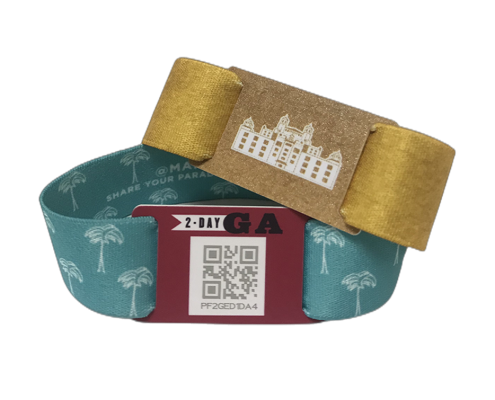 elastic wristband with smart card