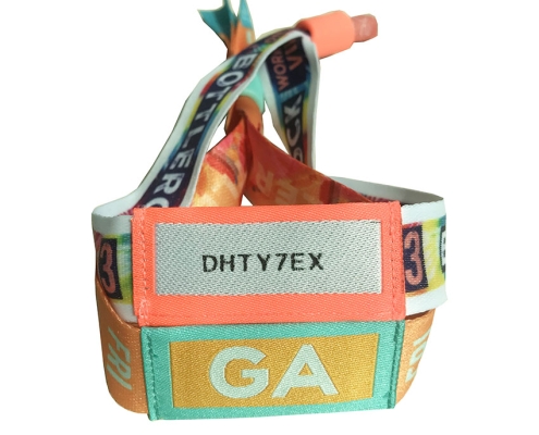 front back side cloth wristband RFID