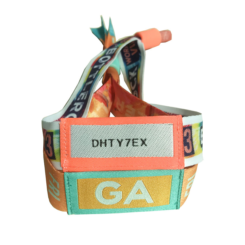 front back side cloth wristband RFID
