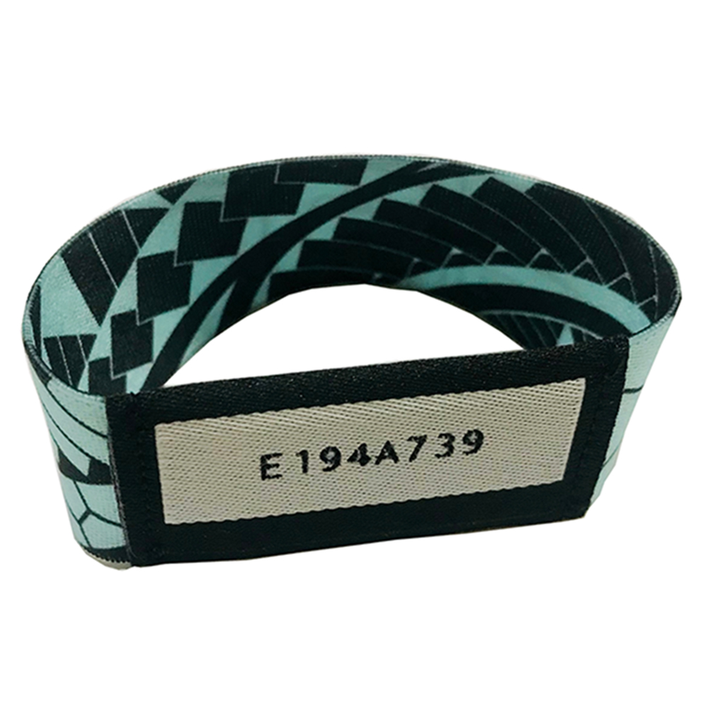 laser engraving RFID elastic secure wristband china supplier 1