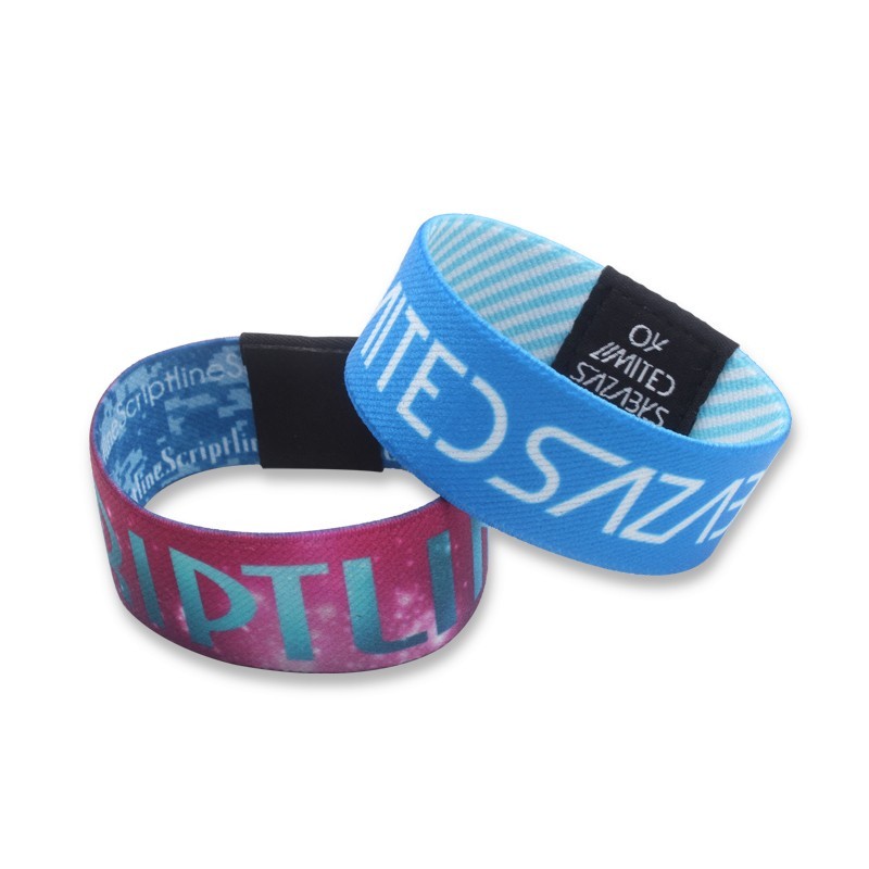 elastic rfid wristband with pouch