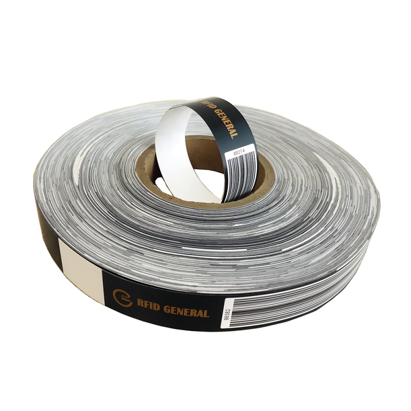 RFID PP Paper wristband - tamper resistant